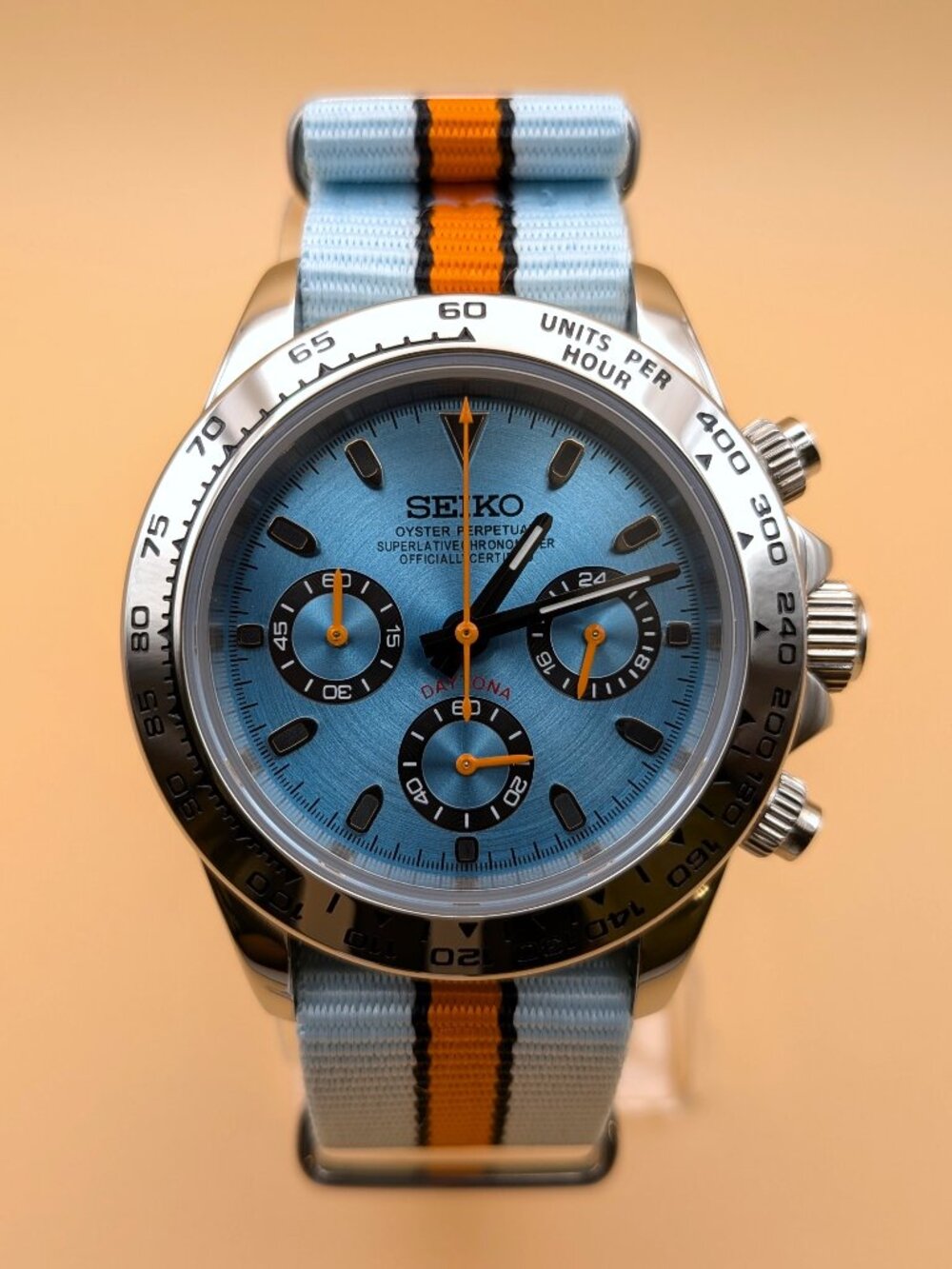 Seiko MOD | Gulf Racing Inspired Chronograph | VK63 quartz movement